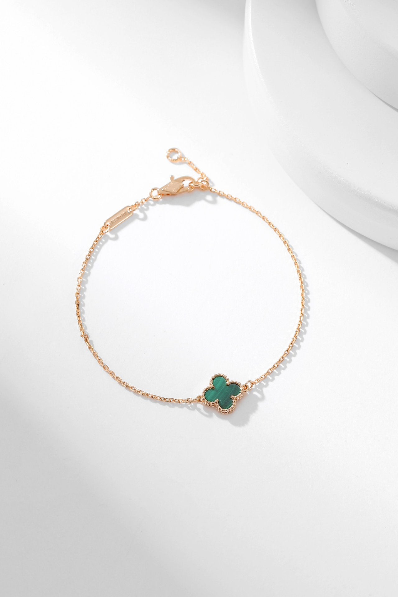 [Mystic]CLOVER BRACELET MALACHITE 1 MOTIF