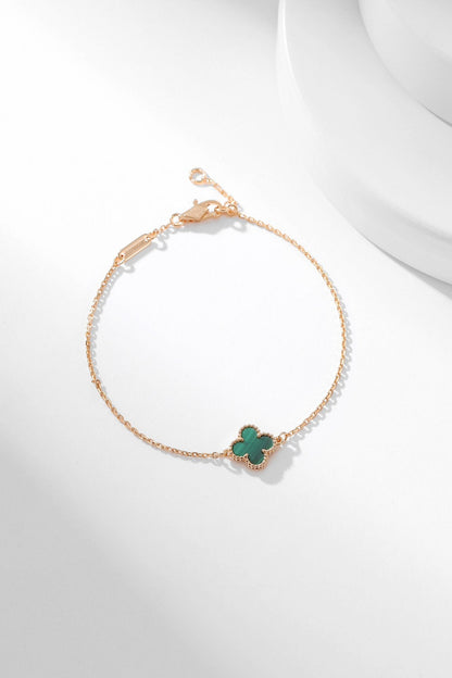 [Mystic]CLOVER BRACELET MALACHITE 1 MOTIF