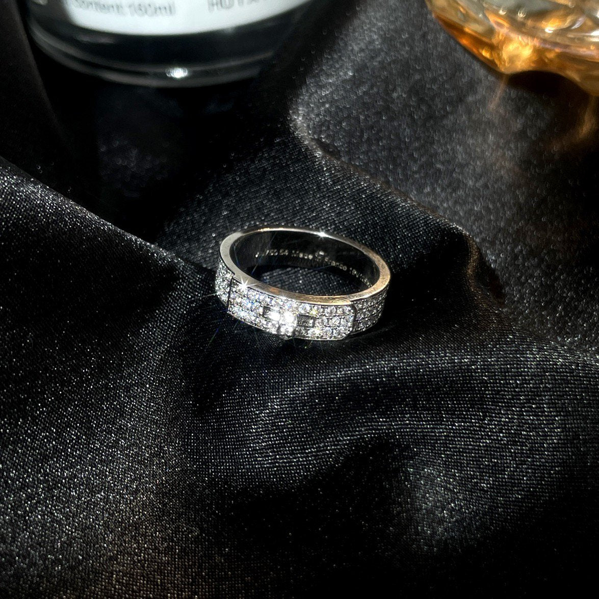 [Mystic]KELLY SILVER DIAMOND RING