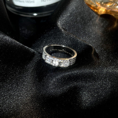 [Mystic]KELLY SILVER DIAMOND RING