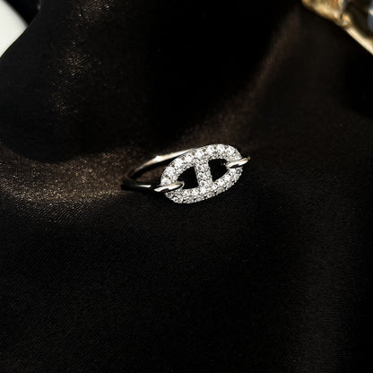 [Mystic Crown]RONDE SMALL SILVER DIAMOND RING