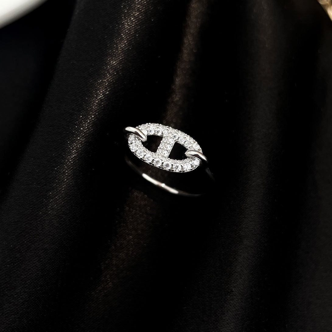 [Mystic Crown]RONDE SMALL SILVER DIAMOND RING