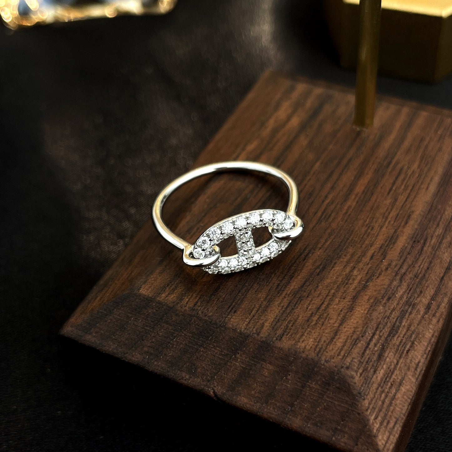 [Mystic Crown]RONDE SMALL SILVER DIAMOND RING