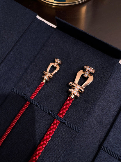 [Mystic Crown]FORCE 10 HALF DIAMOND PINK GOLD RED CORDERI LARGE AND MEDIUM MODEL