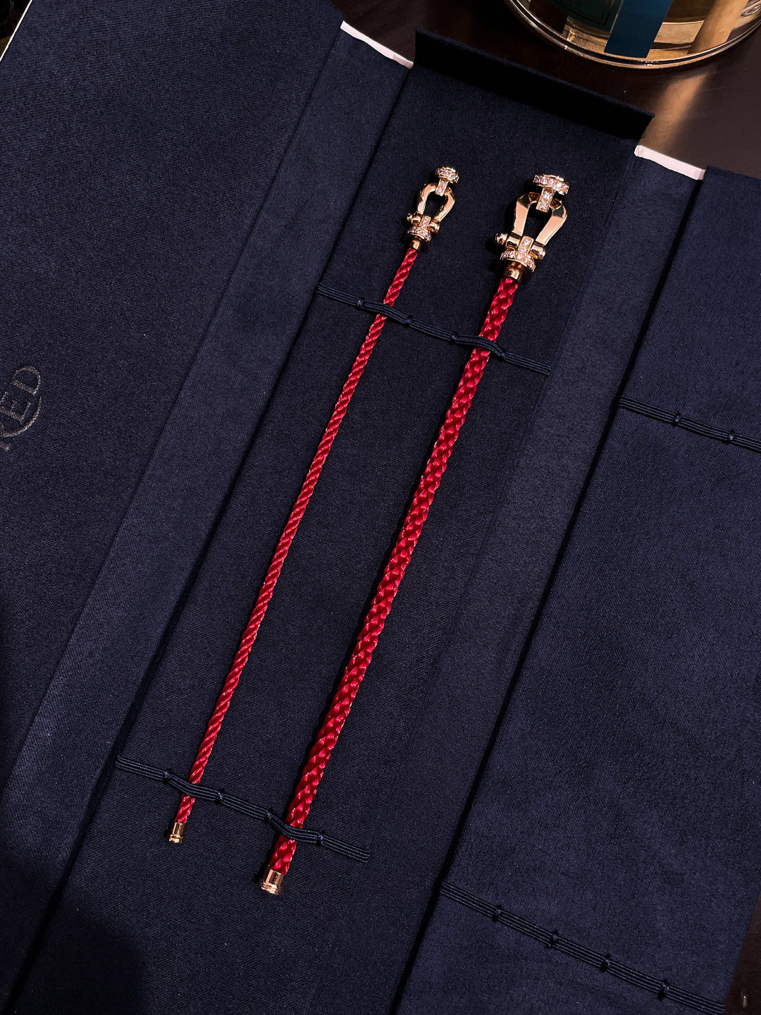 [Mystic Crown]FORCE 10 HALF DIAMOND PINK GOLD RED CORDERI LARGE AND MEDIUM MODEL