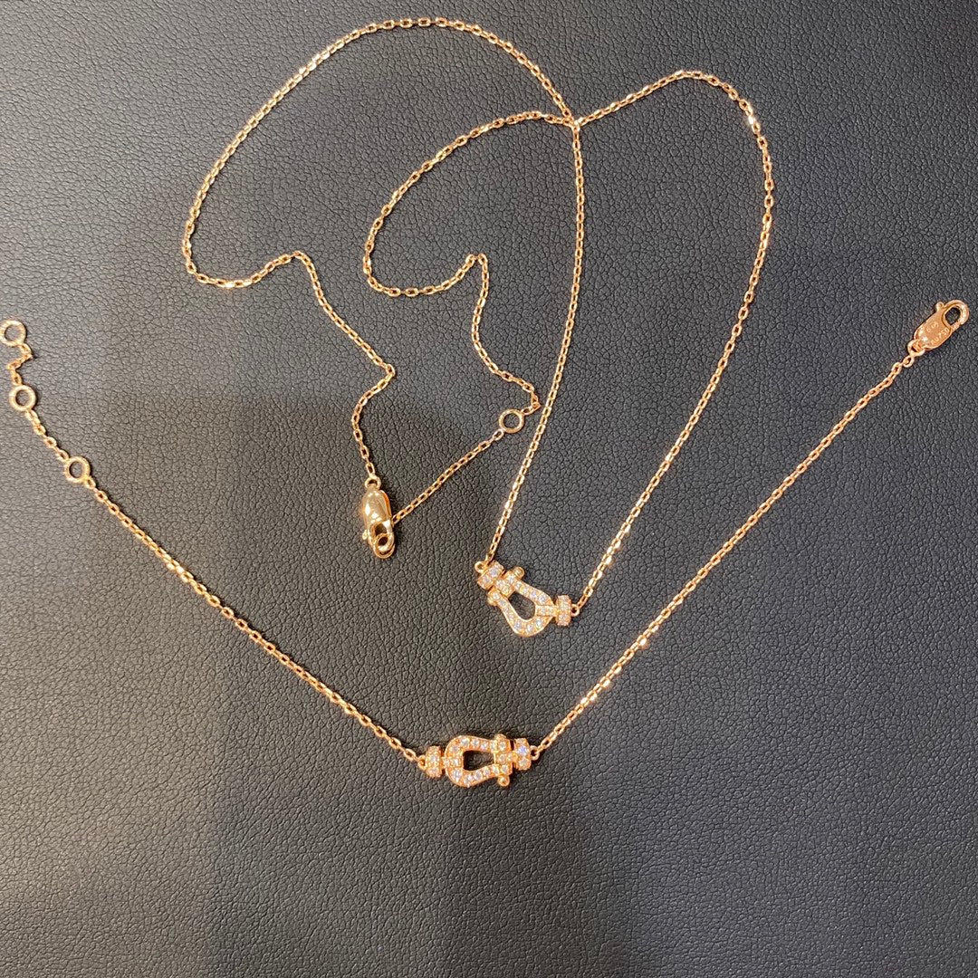 [Mystic]FORCE 10 DIAMOND PINK GOLD NECKLACE MINI MODEL