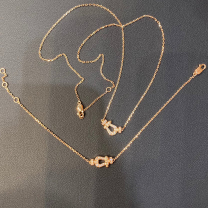 [Mystic]FORCE 10 DIAMOND PINK GOLD NECKLACE MINI MODEL