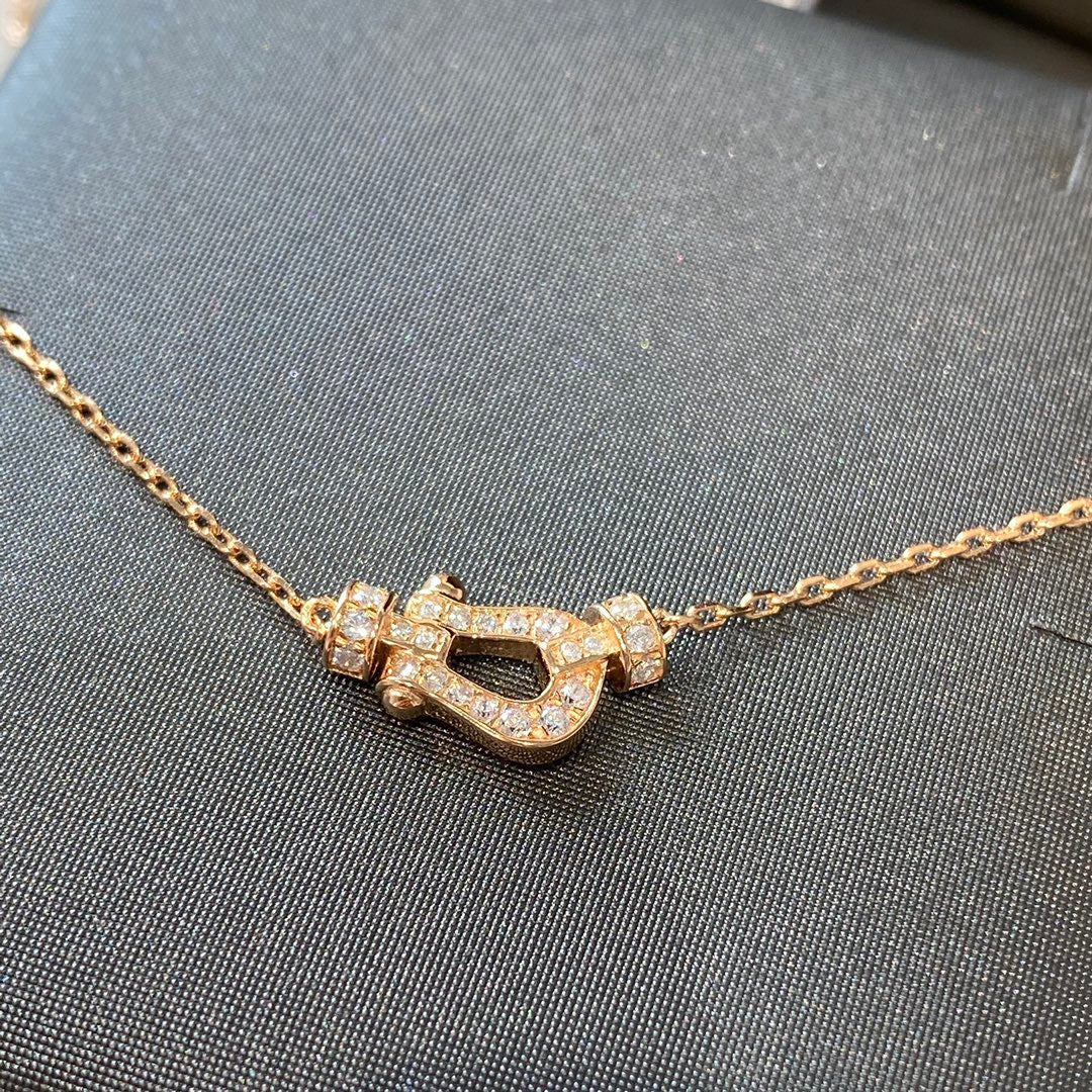 [Mystic]FORCE 10 DIAMOND PINK GOLD NECKLACE MINI MODEL