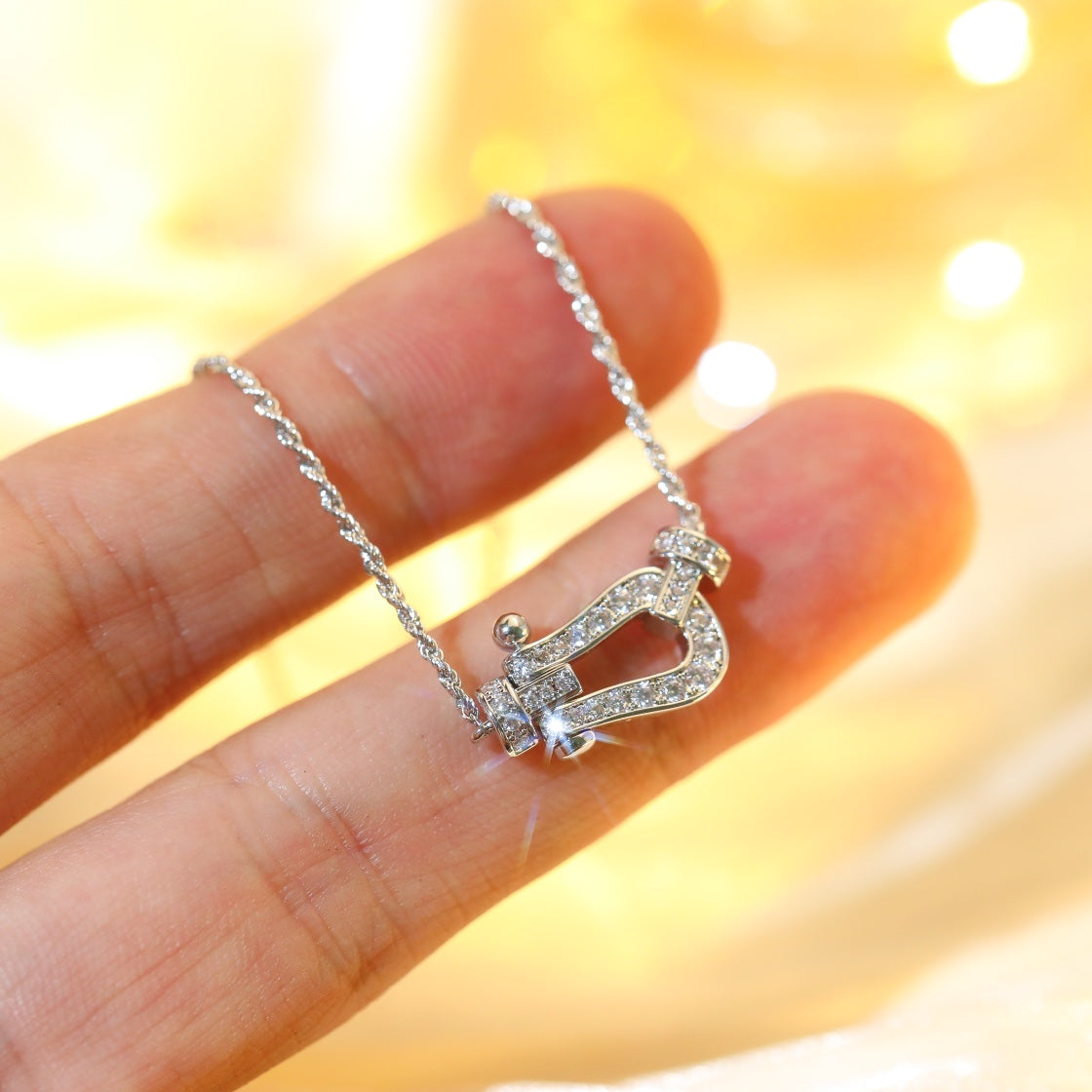 [Mystic]FORCE 10 DIAMOND SILVER NECKLACE MINI MODEL