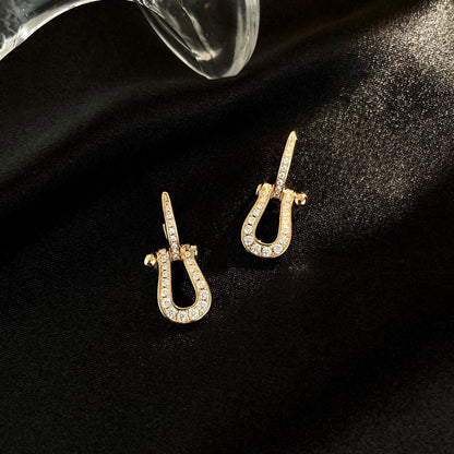 [Mystic]FORCE 10 FULL DIAMOND DROP EARRINGS MEDIUM MODEL