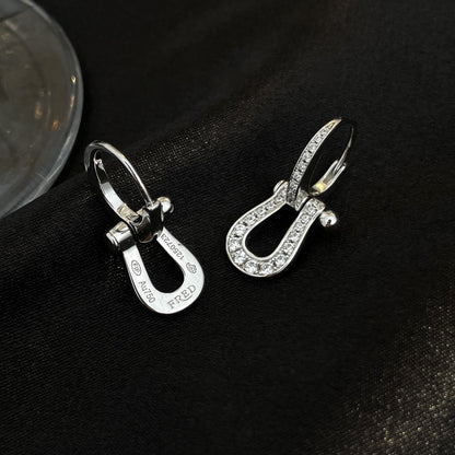 [Mystic]FORCE 10 FULL DIAMOND DROP EARRINGS MEDIUM MODEL