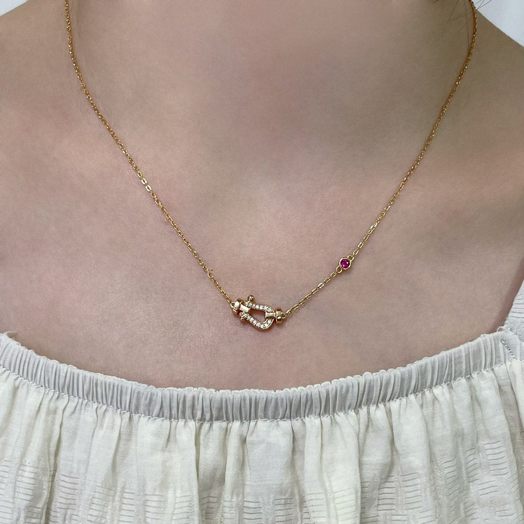 [Mystic]FORCE 10 DIAMOND PINK GOLD NECKLACE