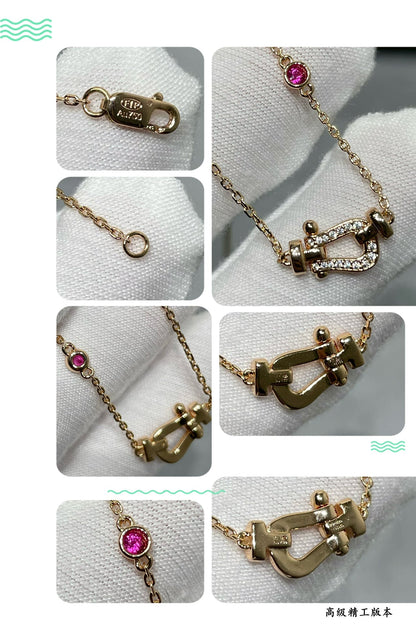 [Mystic]FORCE 10 DIAMOND PINK GOLD NECKLACE