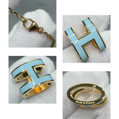 [Mystic]POP H SKY BLUE NECKLACE
