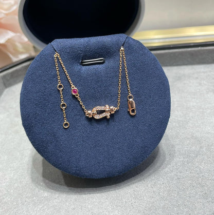 [Mystic]FORCE 10 DIAMOND CHAIN LINK PINK GOLD BRACELET