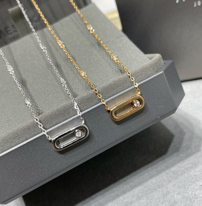 [Mysitc] MOVE UNO DIAMOND NECKLACE