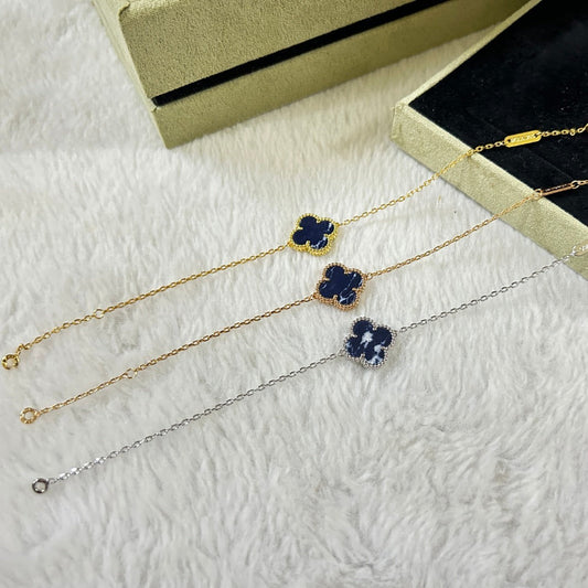 [Mystic]CLOVER 1 MOTIF PIETERSITE BRACELET