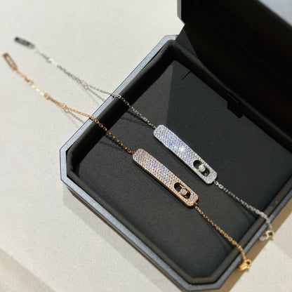 [Mysitc] MOVE CLASSIQUE DIAMOND PAVED BRACELET