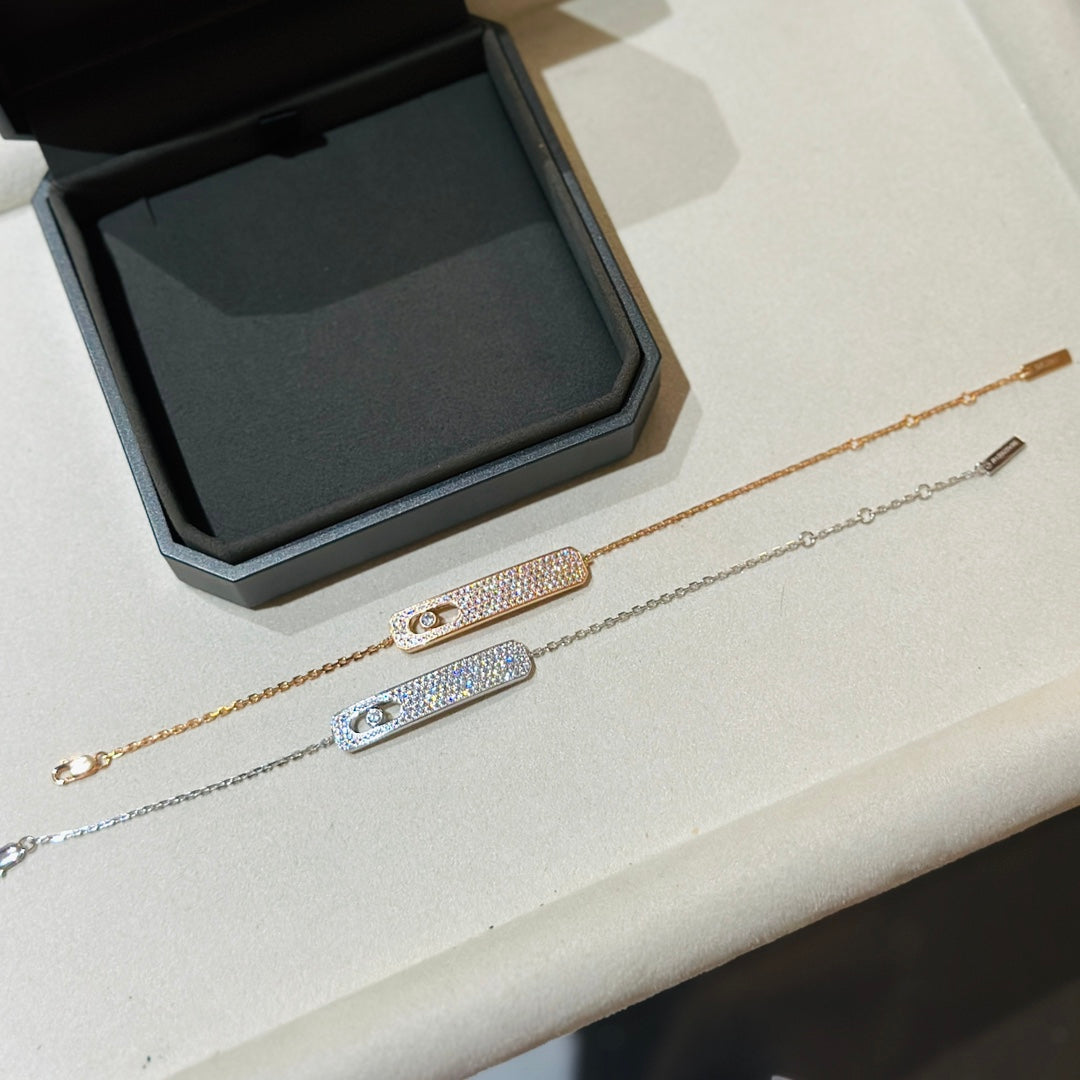 [Mysitc] MOVE CLASSIQUE DIAMOND PAVED BRACELET