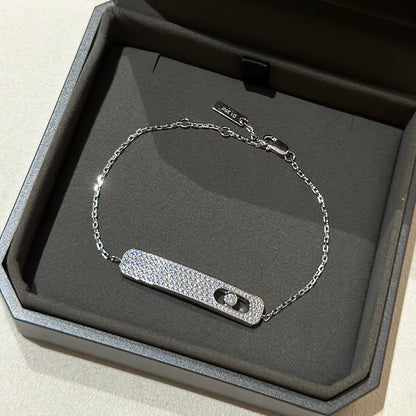 [Mysitc] MOVE CLASSIQUE DIAMOND PAVED BRACELET