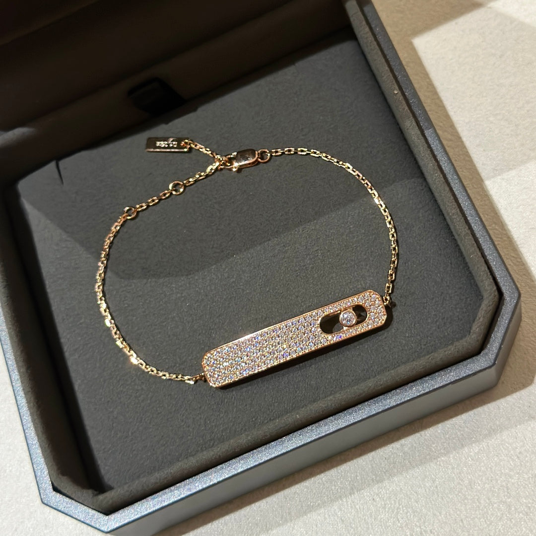 [Mysitc] MOVE CLASSIQUE DIAMOND PAVED BRACELET