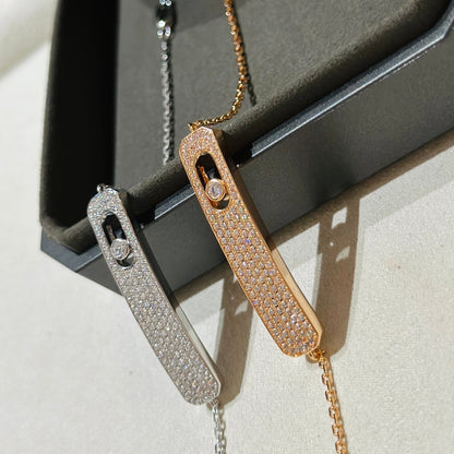 [Mysitc] MOVE CLASSIQUE DIAMOND PAVED BRACELET