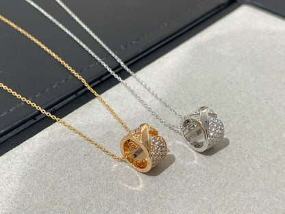 [Mystic]LIENS EVIDENCE DIAMOND PAVED NECKLACE