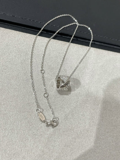 [Mystic]LIENS EVIDENCE DIAMOND PAVED NECKLACE