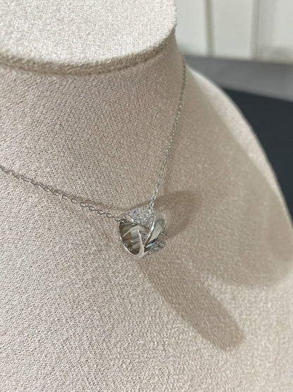 [Mystic]LIENS EVIDENCE DIAMOND PAVED NECKLACE