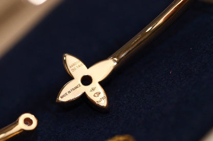 [Mystic]IDYLLE PINK GOLD OPEN BRACELET DIAMOND PAVED