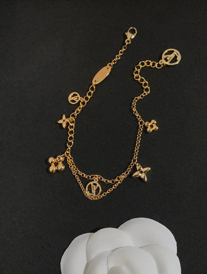 [Mystic]BLOOMING PINK GOLD MOP BRACELET