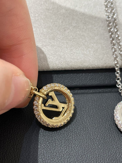 [Mystic]BY NIGHT DIAMOND PAVED NECKLACE