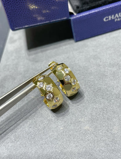 [Mystic]BEE LOVE DIAMOND HOOP EARRINGS