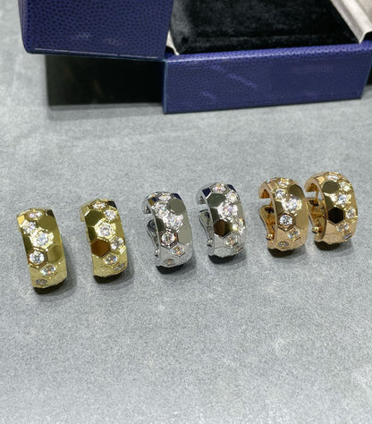 [Mystic]BEE LOVE DIAMOND HOOP EARRINGS