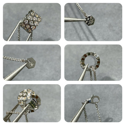 [Mystic]BEE LOVE DIAMOND PAVED 3 ROW NECKLACE