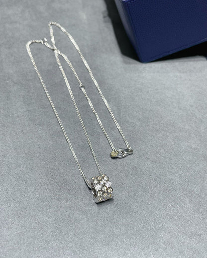 [Mystic]BEE LOVE DIAMOND PAVED 3 ROW NECKLACE