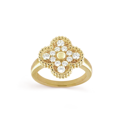 [Mystic]CLOVER DIAMOND RING