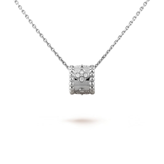 [Mystic]PERLEE PEDANT SIVLER DIAMOND NECKLACE