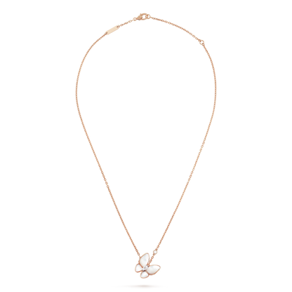[Mystic]BUTTERFLY MOP DIAMOND NECKLACE