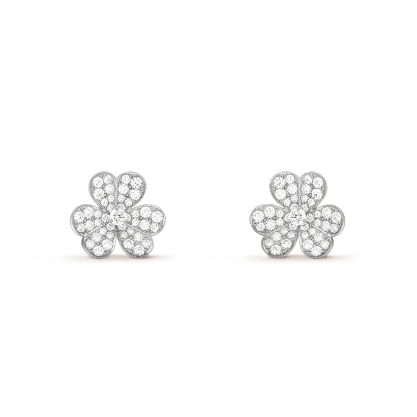 [Mystic]CLOVER COMOS DIAMOND EARRINGS SILVER