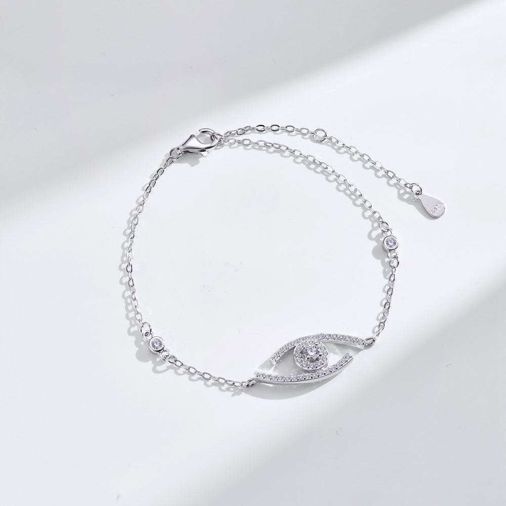 [Mysitc]  Eye Pave-Set Diamond Bracelet