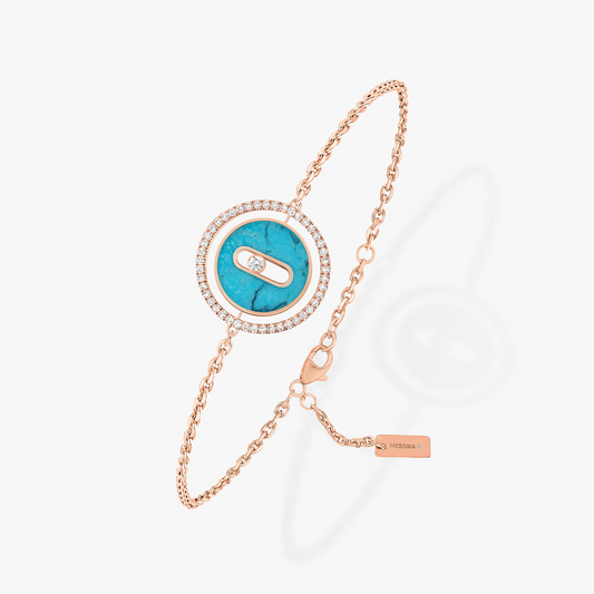 [Mysitc]  MOVE TURQUOISE PINK GOLD DIAMOND BRACELET