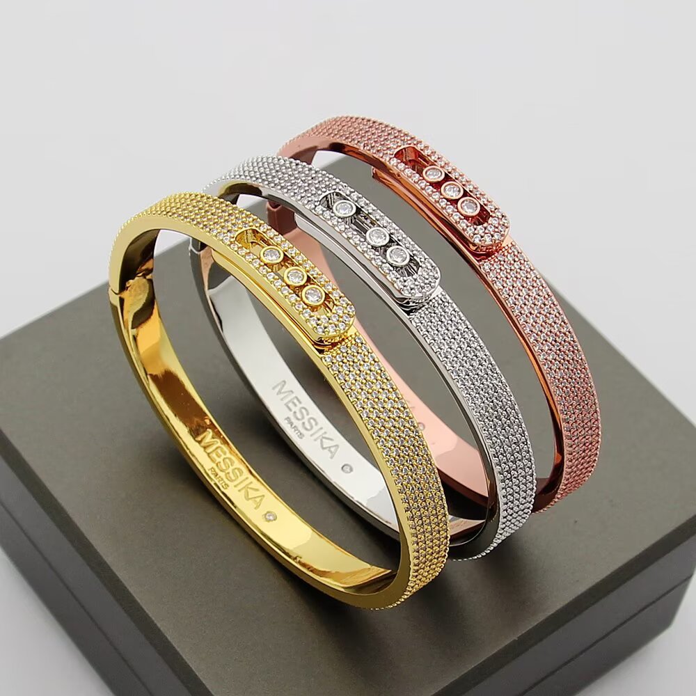 [Mysitc] Move Noa Full Pavé Diamond Bangle Bracelet
