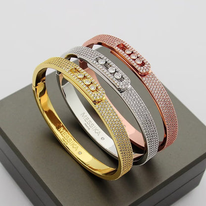 [Mysitc] Move Noa Full Pavé Diamond Bangle Bracelet