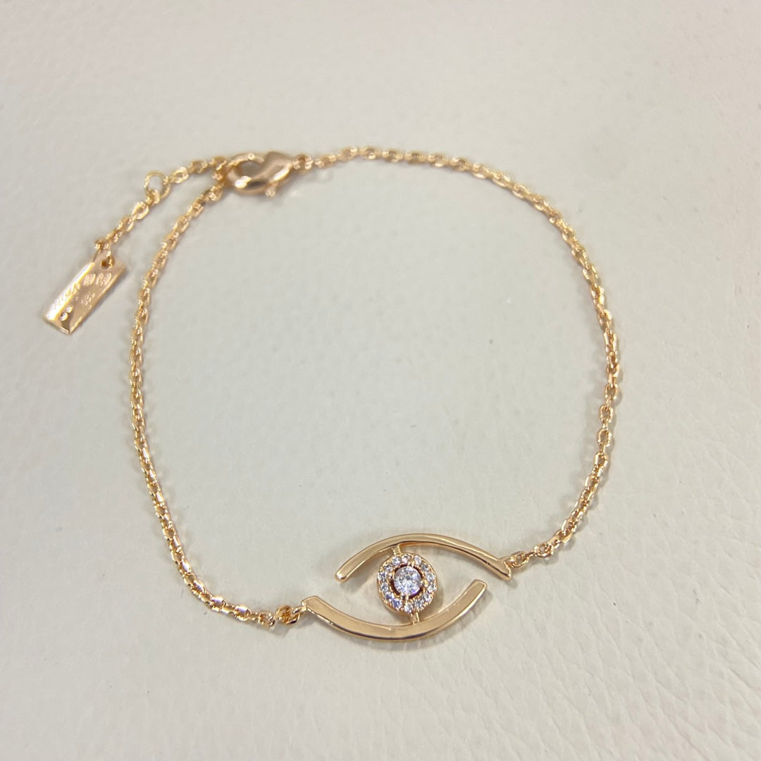 [Mysitc]  Eye Pave-Set Diamond Bracelet