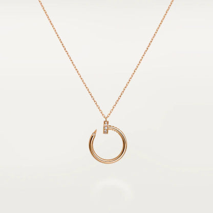 [Mystic]JUSTE NECKLACE PINK GOLD