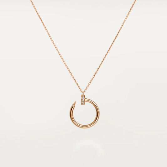 [Mystic]JUSTE NECKLACE PINK GOLD