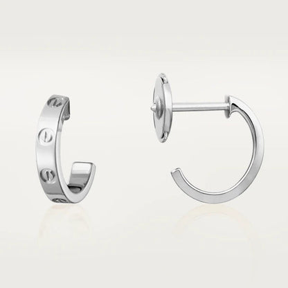 [Mystic]LOVE EARRINGS 2.65MM SILVER