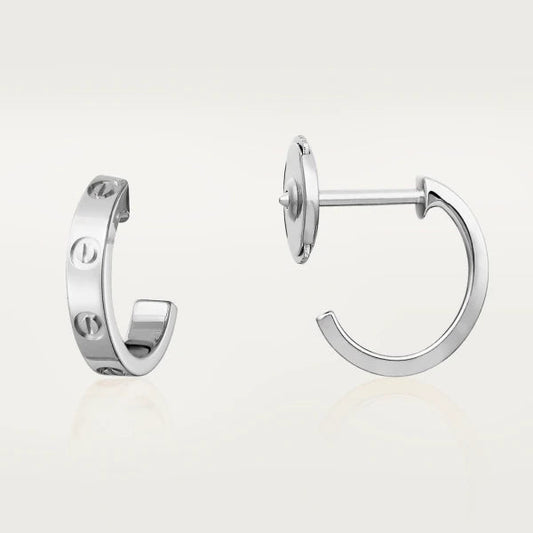 [Mystic]LOVE EARRINGS 2.65MM SILVER