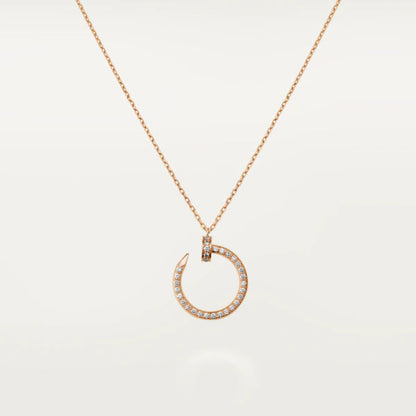 [Mystic]JUSTE NECKLACE PINK GOLD DIAMONDS